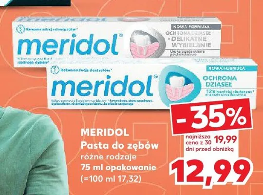 Pasta do zębów Meridol Ochrona Dziąseł promocja w Kaufland