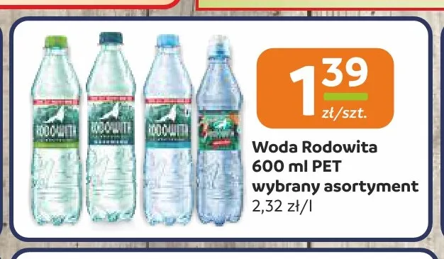 Woda Rodowita promocja w Społem Częstochowa