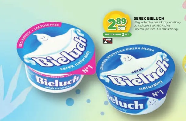 Serek bez laktozy, waniliowy promocja w Stokrotka