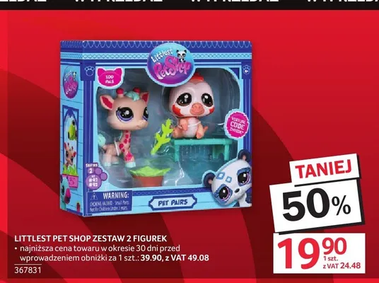 Zabawka Littlest Pet Shop Zestaw 2 figurek promocja w Selgros