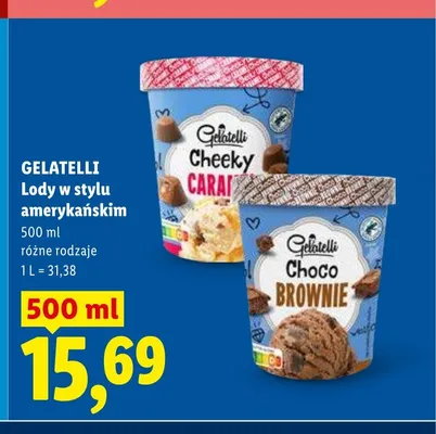 Lody w stylu amerykańskim GELATELLI Cheeky Caramel promocja w Lidl