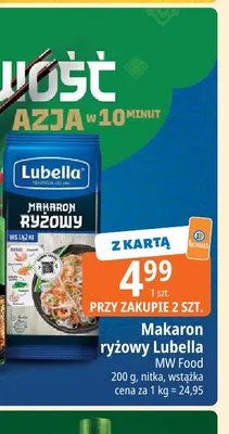 Makaron ryżowy nitka Lubella promocja w Leclerc