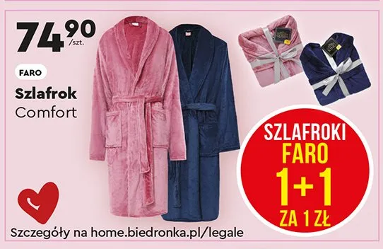 Szlafrok Comfort promocja w Biedronka Home