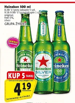 Piwo Heineken Silver promocja w Prim Market