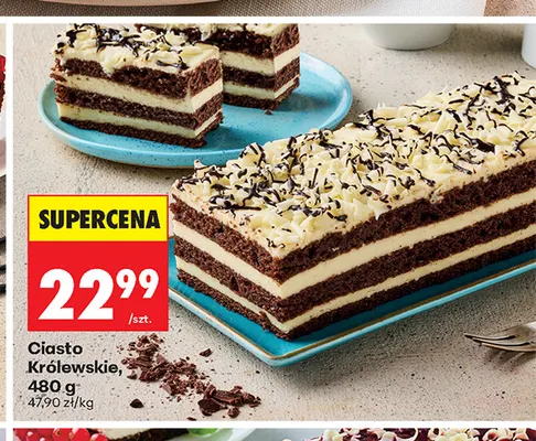 Ciasto królewskie promocja w Biedronka