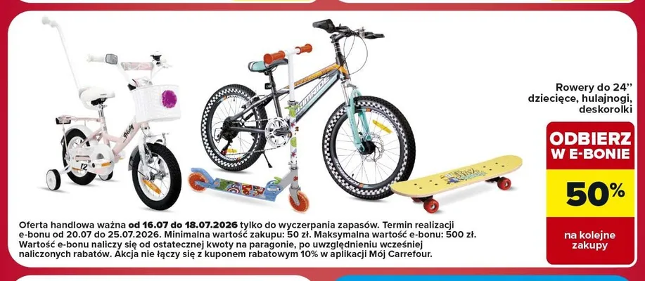 Rower promocja w Carrefour