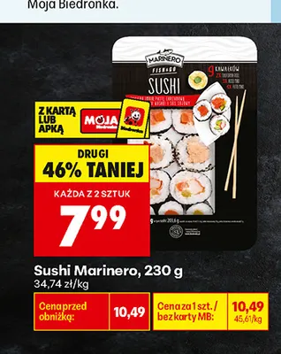 Sushi Marinero promocja w Biedronka