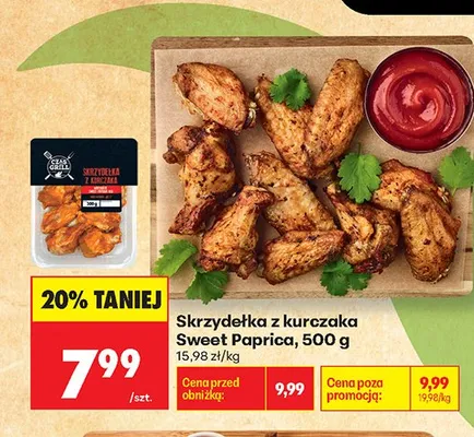 Skrzydełka z kurczaka Sweet Paprica Czas na Grill promocja w Biedronka