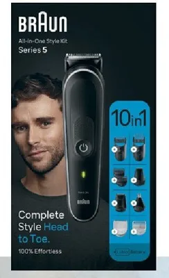 Wielofunkcyjny trymer Braun Series 5 MGK5440 promocja w Hebe