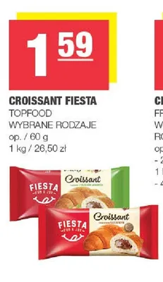 Croissant Fiesta Topfood promocja w SPAR