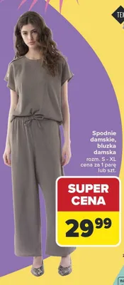 Spodnie damskie, bluzka damska promocja w Carrefour
