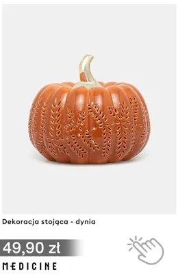 Dekoracja stojąca dynia Medicine promocja w Medicine