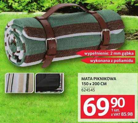 Mata piknikowa 150 x 200 cm promocja w Selgros