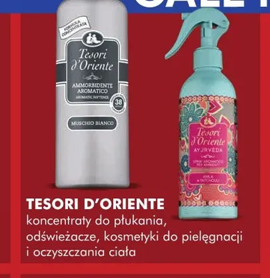 Koncentraty do płukania, odświeżacze, kosmetyki do pielęgnacji i oczyszczania ciała Tesori d'Oriente promocja w Super-Pharm