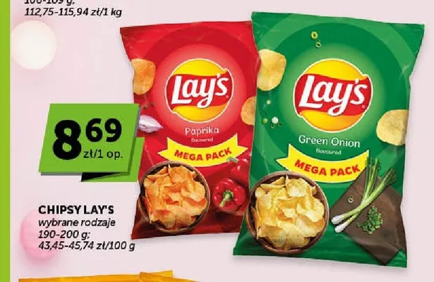 Chipsy Lay's promocja w Euro Sklep