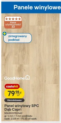 Panel winylowy SPC Dąb Capri promocja w Castorama