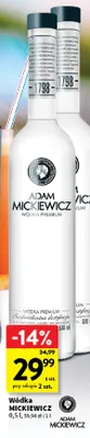 Wódka Adam Mickiewicz promocja w Intermarche