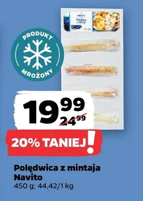 Polędwica z mintaja Navito promocja w Netto