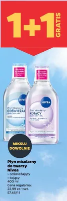 Płyn micelarny do twarzy Nivea promocja w Netto