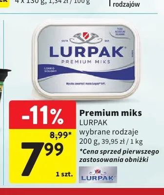 Premium miks Lurpak promocja w Intermarche