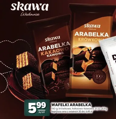 Wafelki Arabelka krówkowe Skawa promocja w Stokrotka