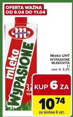 Mleko UHT wypasione promocja w Carrefour Express