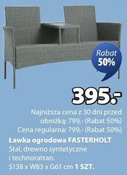 Ławka promocja w Jysk