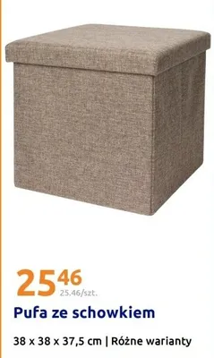 Pufa ze schowkiem promocja w Action