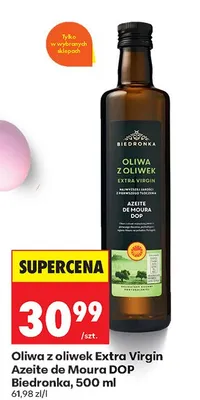 Oliwa z oliwek Extra Virgin Azeite de Moura DOP promocja w Biedronka