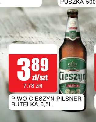 Piwo Cieszyn Pilsner promocja w Bingo