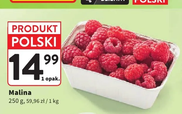 Malina polska promocja w Intermarche