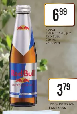 Napój energetyzujący Red Bull promocja w Dino