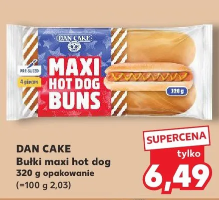 Bułki maxi hot dog promocja w Kaufland