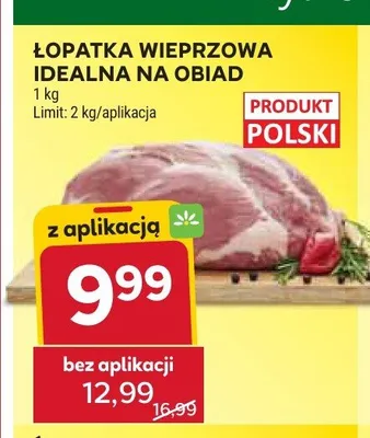 Łopatka wieprzowa idealna na obiad promocja w Stokrotka