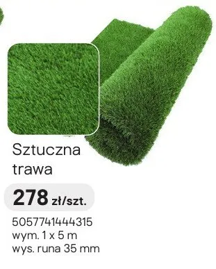 Sztuczna trawa promocja w Castorama