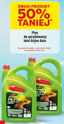 Płyn do spryskiwaczy letni Active Auto promocja w POLOmarket