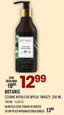 Czarne mydło do mycia twarzy promocja w Drogerie Natura