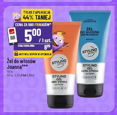 Żel do włosów Joanna Styling Effect ekstramocny promocja w POLOmarket