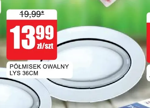 Półmisek owalny Lys 36 cm promocja w Bingo