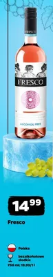 Wino bezalkoholowe Fresco promocja w Netto