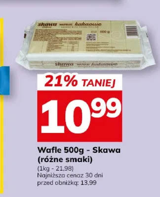 Wafle Skawa kakaowe promocja w Hitpol