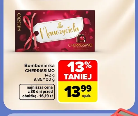 Bombonierka Cherrissimo Mieszko promocja w Carrefour