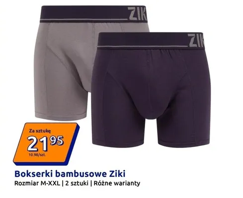 Bokserki bambusowe 2 pary promocja w Action