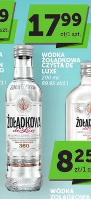 Wódka Żołądkowa Czysta de Luxe promocja w ABC