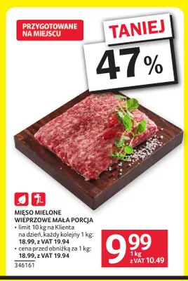 Mięso mielone wieprzowe mała porcja Selgros promocja w Selgros