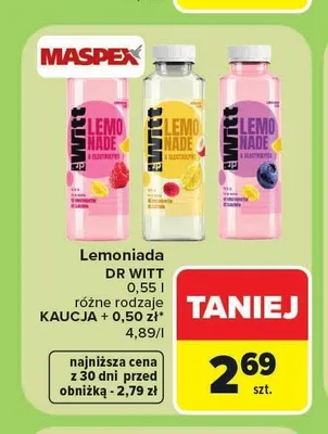 Lemoniada Dr Witt jagoda promocja w Carrefour