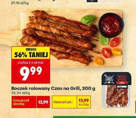 Boczek rolowany Czas na Grill promocja w Biedronka