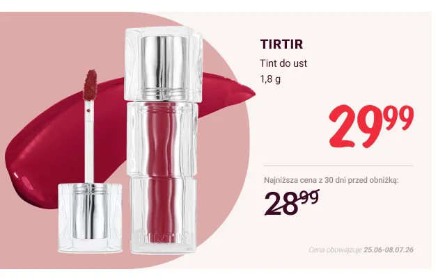 Tint do ust Tirtir promocja w Rossmann