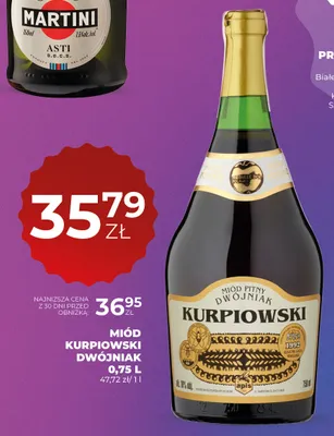 Miód pitny Kurpiowski Dwójniak promocja w Duży Ben