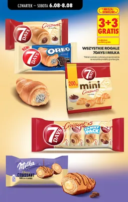 Croissant Choco Croissant Vanilla Flavour Milka promocja w Biedronka